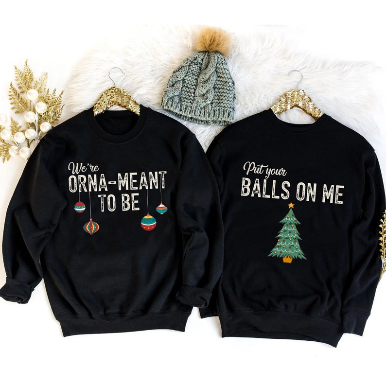 Sarcastic Couple Christmas Shirt, Hubby Wifey Shirts, Christmas Couples Shirt, Husband and Wife Shirts, Christmas Couples Tee