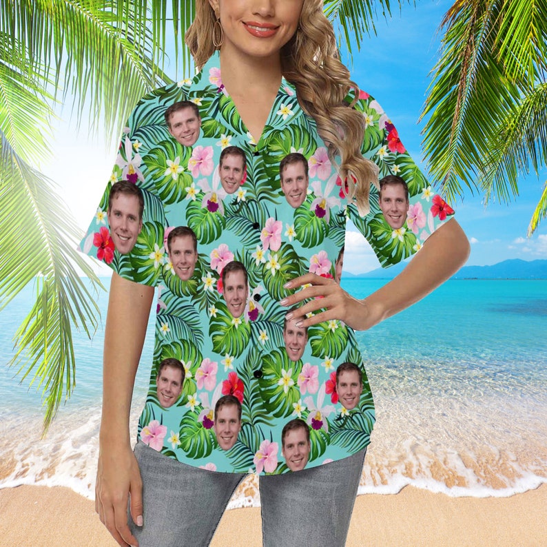 Customized Photo Hawaiian Shirt for Man Woman, Custom Hawaiian Shirt with Face, Personalized Hawaiian Shirt,Custom Father's Day Gift for Dad il_794xN.5382443730_2kbh.jpg?v=1715997726