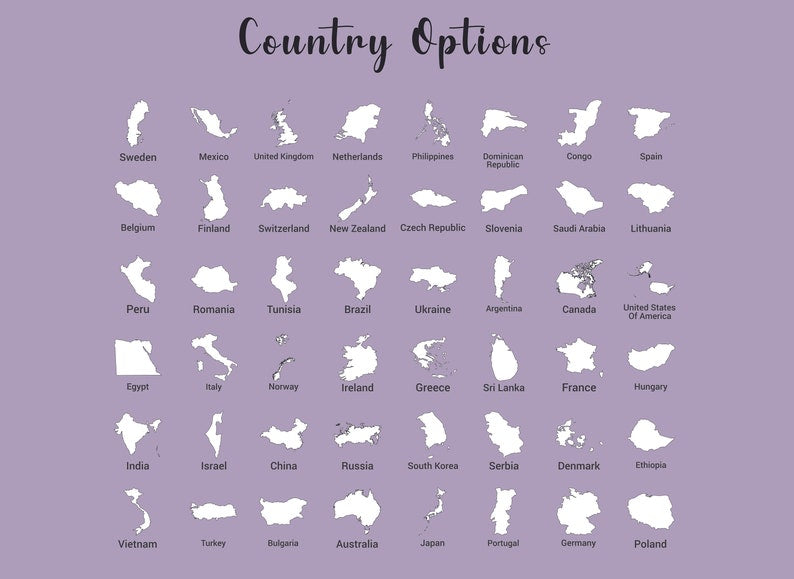 Custom Two Map Night Light for Couples - Gift for Her/Him - Long Distance Relationship Gift - Going Away Gift - Couple Gift - Christmas Gift