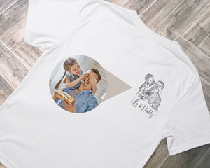 Custom Dad Shirt With Photo And Text, Father Birthday Present, Husband Gift, Funny Father Shirt