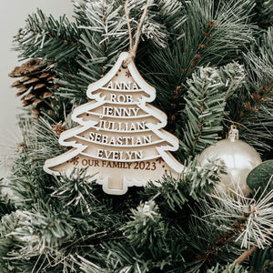 Christmas ornament 2024, Christmas tree ornaments, Family Christmas ornaments, Christmas ornaments handmade, Family Christmas ornament