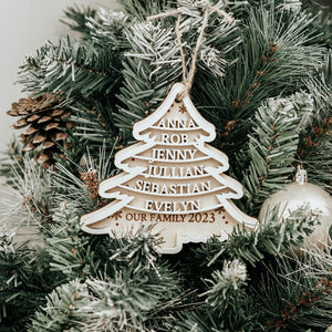 Christmas ornament 2024, Christmas tree ornaments, Family Christmas ornaments, Christmas ornaments handmade, Family Christmas ornament