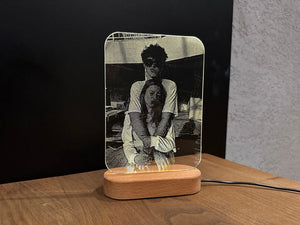 Photo Gift Personalized Led Lamp Anniversary Gift Custom Photo Led Light Lamp Romantic Gifts for Him Custom 3D Led Lamp Light Christmas Gift