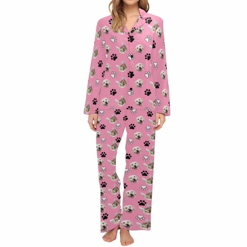 Custom Pet Face Pajamas,Custom Pajamas for Family,Personalized Long Sleeve Pjm Sets,Funny Dog face Pajamas,Family,Birthday,Anniversary Gifts il_794xN.5402514036_94su.jpg