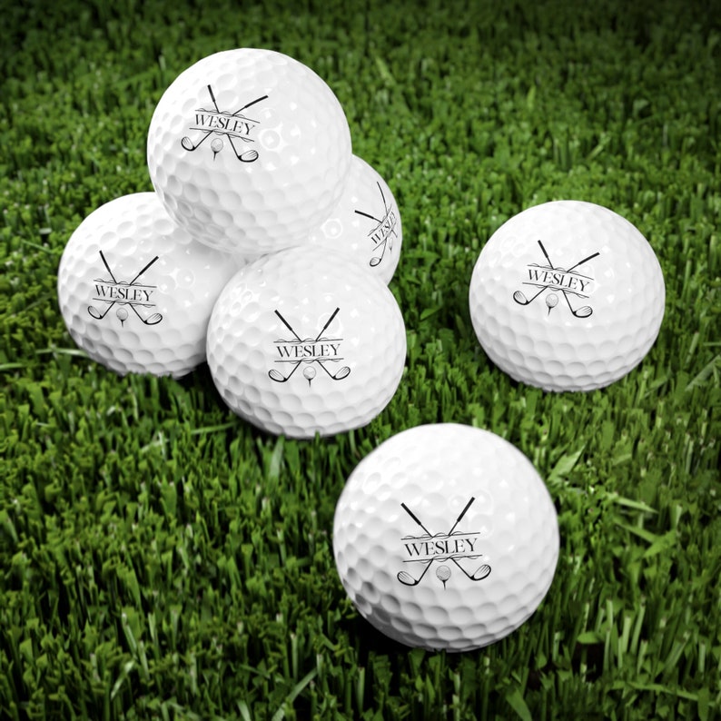 Custom Golf Balls, Personalized Golf Balls, Makes a Great Gift for Husband, High Quality Custom Made Monogrammed Golf Balls