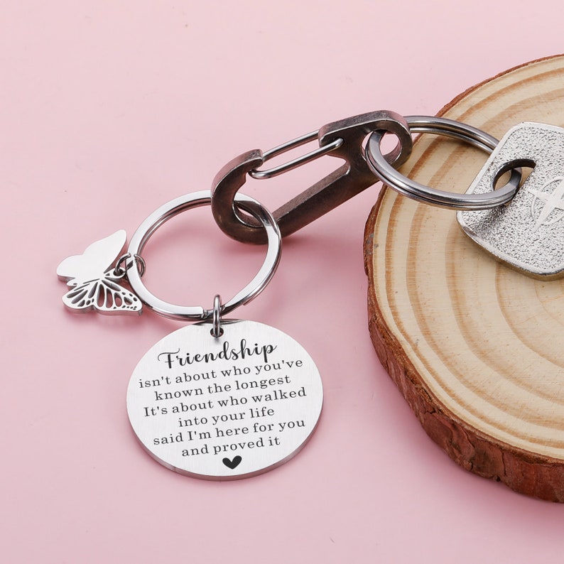 Friendship Gifts For Women Friends Best Friend BFF Bestie Gifts For Women Funny Keychain Gifts For True Friends Unique Friend Gifts Girls