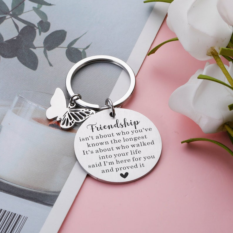 Friendship Gifts For Women Friends Best Friend BFF Bestie Gifts For Women Funny Keychain Gifts For True Friends Unique Friend Gifts Girls