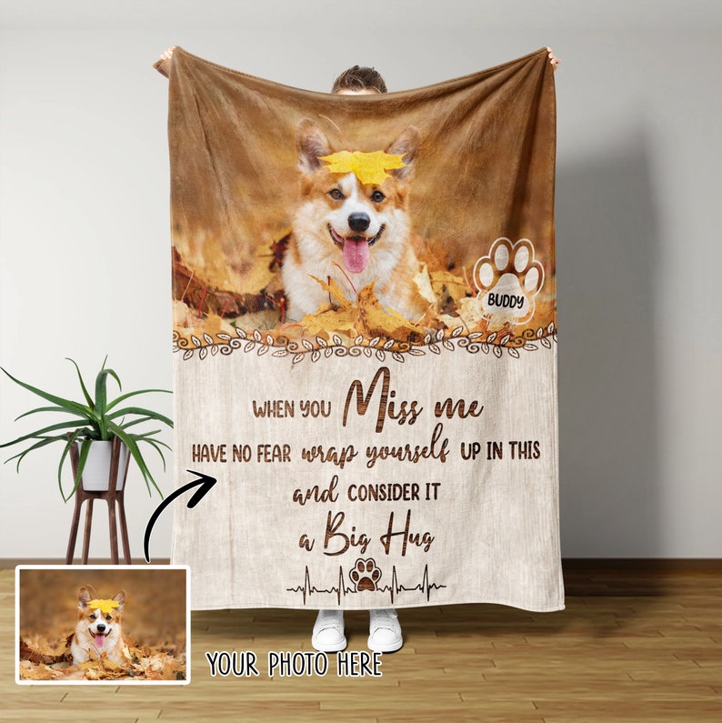 Dog Memorial Gifts, Custom Blanket, Dog Memorial Blanket, Dog Remembrance Gift, Pet Loss Sympathy Gift, Pet Memorial Gifts, Dog Gifts