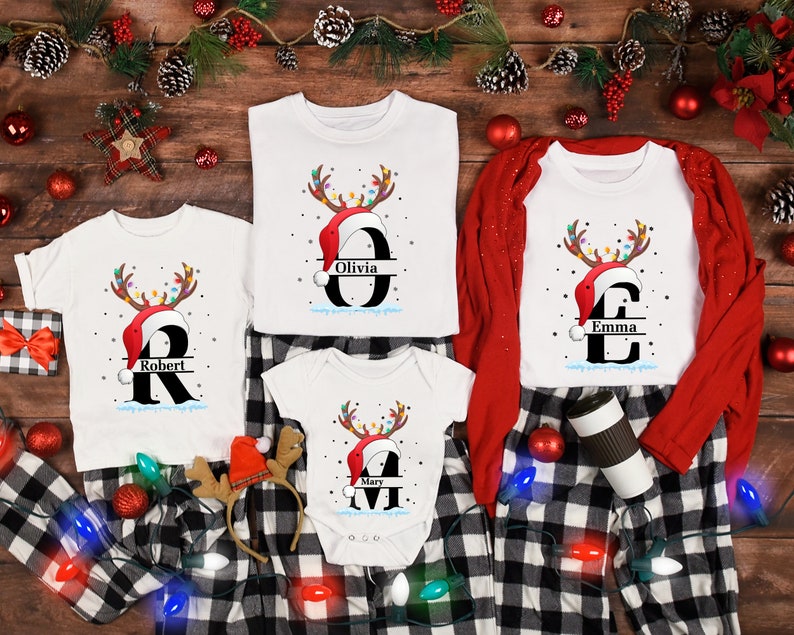 Matching Family Christmas Shirts, Christmas Shirts,Custom Family Shirts,Personalized Christmas Gift,Family Photoshoot Shirts,Christmas Gifts