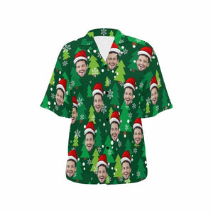 Custom Christmas Shirt with Face, Personalized Shirts with Photo, Custom Picture Hawaiian Shirt for Bachelor Party, Personalized Dog Hoodie