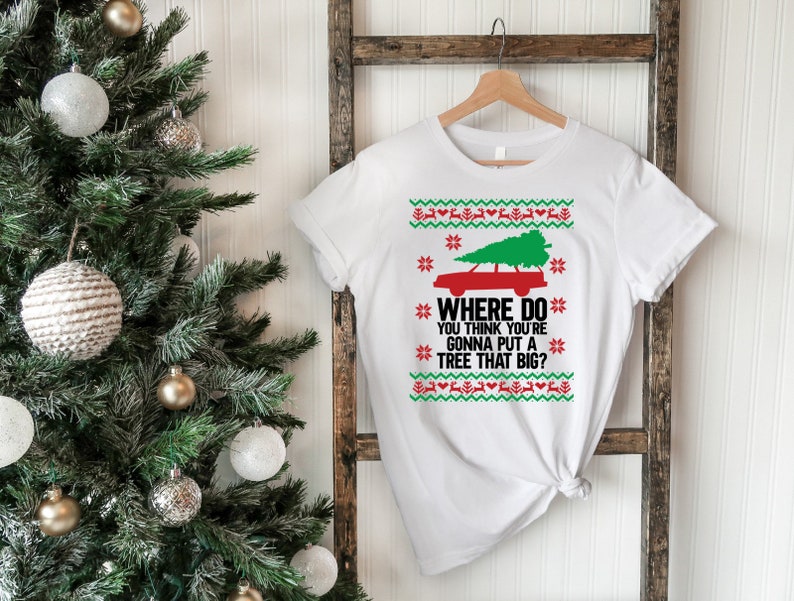 Bend Over and I'll Show You Christmas Couple Matching Shirt Funny Christmas Couples T-Shirt Holiday Couples Shirt Christmas Vacation Shirt