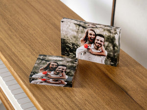 Personalized Photo Block, Acrylic Glass Photo Block, Custom Acrylic Block Photo, Crystal Wedding gift, Birthday, Father's Day Gift, Valentin