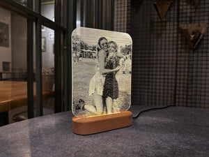 Photo Gift Personalized Led Lamp Anniversary Gift Custom Photo Led Light Lamp Romantic Gifts for Him Custom 3D Led Lamp Light Christmas Gift