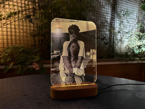 Photo Gift Personalized Led Lamp Anniversary Gift Custom Photo Led Light Lamp Romantic Gifts for Him Custom 3D Led Lamp Light Christmas Gift