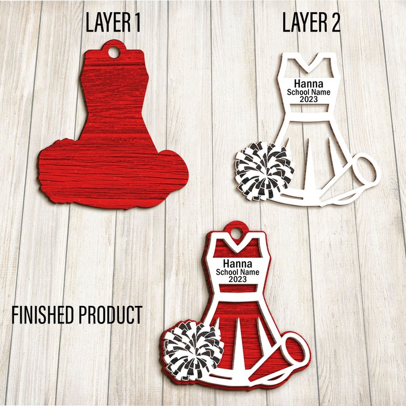 Personalized Cheerleader Ornament, Cheer Ornaments for Christmas Tree, Cheerleading Ornament, Cheerleader Ornament 2024, Cheerleader Gifts