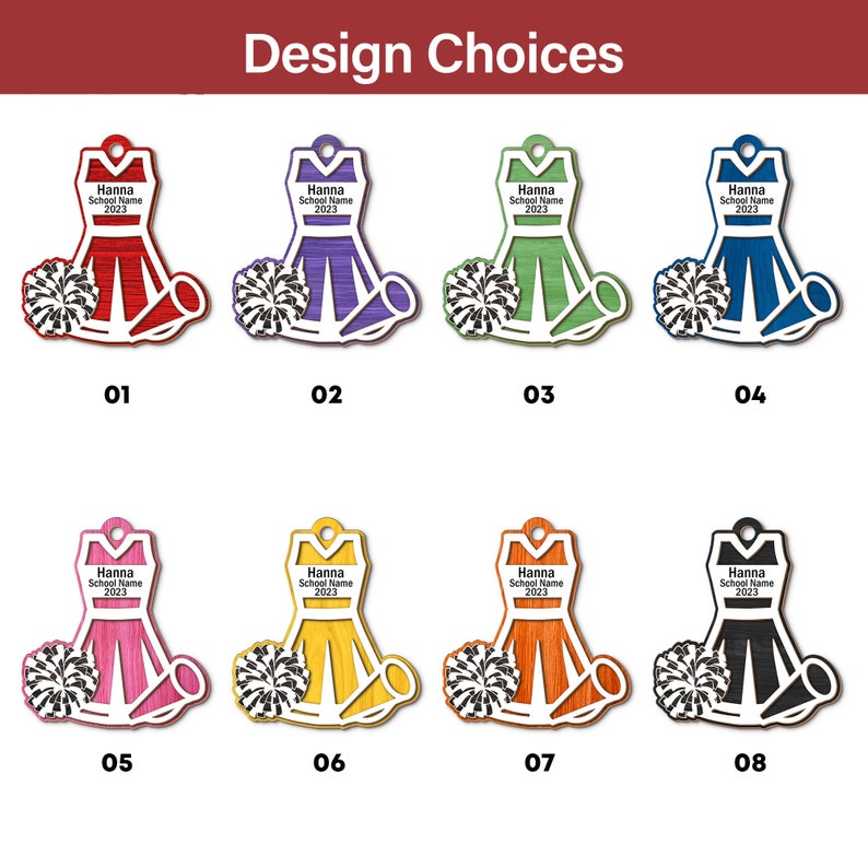 Personalized Cheerleader Ornament, Cheer Ornaments for Christmas Tree, Cheerleading Ornament, Cheerleader Ornament 2024, Cheerleader Gifts