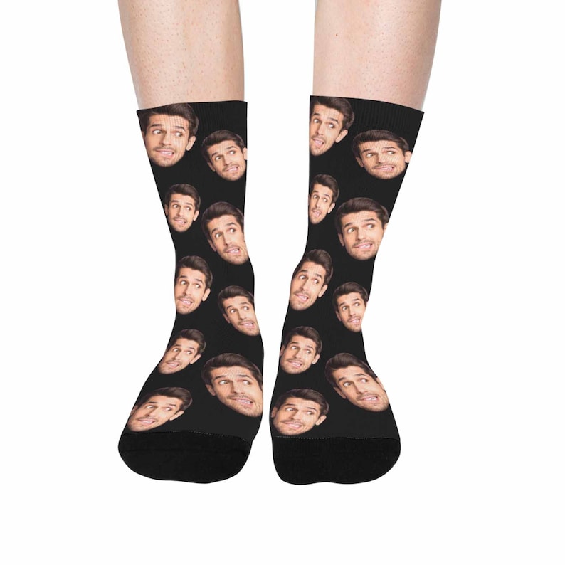 Custom Face Socks, Custom Socks for Man Women, Personalized Picture Socks, Photo Sock, Custom Sock Gift for Dad, Custom Father's Day Gifts