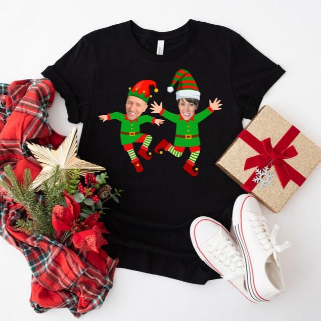 Family Custom Face Christmas Shirt Ugly Christmas Elf Face Custom Shirts Christmas Family Party Shirt Funny Christmas Gift Personalized il_794xN.5453047148_h77i.jpg