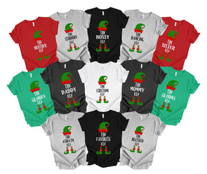 Custom The Elf Shirt, Custom Elf Shirt, Christmas Family Matching, Funny Christmas Shirt, Christmas Elf Shirts, Christmas Family Matching