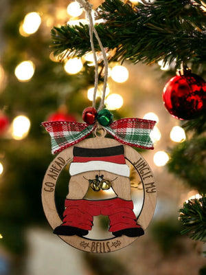 Funny Christmas Ornament, Jingle My Bells Ornament, Female and Male Ornament