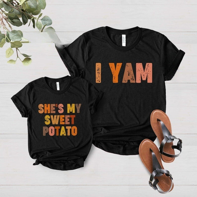 She's My Sweet Potato I Yam Shirt, Couples Thanksgiving Shirt, Thanksgiving Tee, Thanksgiving Friend Shirts, Thanksgiving Dad Daughter Shirt