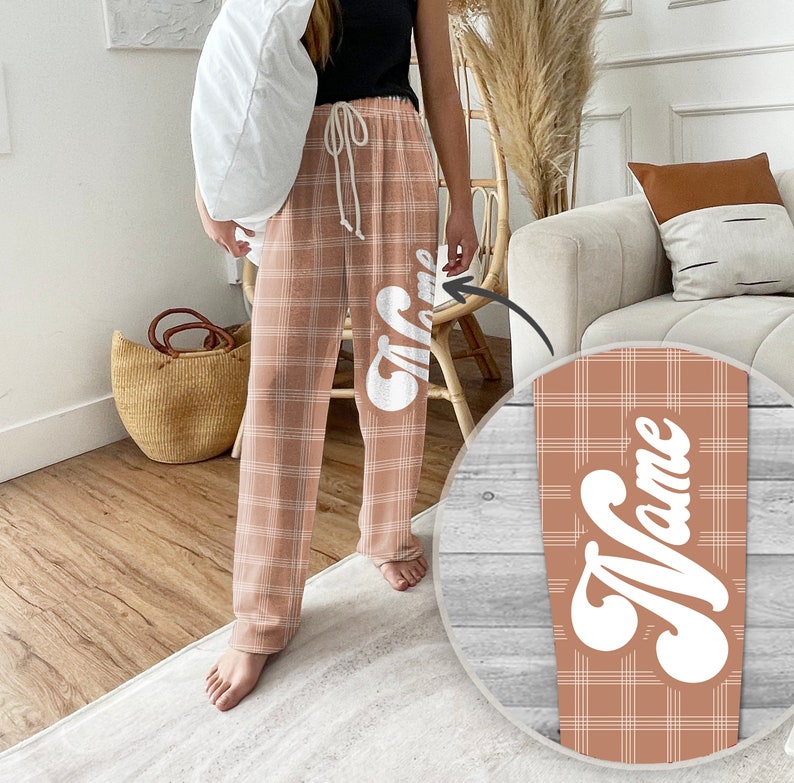 Personalized Pajama Pants, vintage christmas, Groovy style Christmas pajama pants, family pajama sets ,Custom pajamas, holiday gifts il_794xN.5470964336_5e8v.jpg