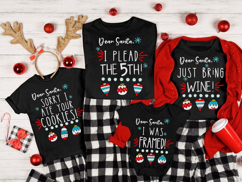 Family Christmas Shirts, Matching Family Christmas Outfits , Holiday T-Shirts, Christmas PJs Family, Family Christmas Shirts, Matching