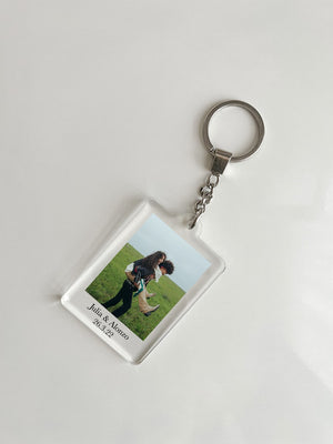 Custom Photo Keychain | Personalized Photo Keychain | Anniversary Gift | Gift for Him | Gift for Her, Gift For Bestie, Sister Check Key Chain Ring Keyrings Picture Gift