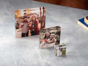 Personalized Photo Block, Acrylic Glass Photo Block, Custom Acrylic Block Photo, Crystal Wedding gift, Birthday, Father's Day Gift, Valentin