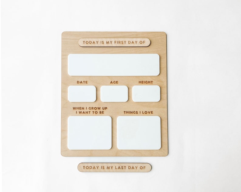 First Day of School Sign x Back to School x Custom First Last Day of School Sign x Reusable Dry Erase Board x Back to School Photo Prop