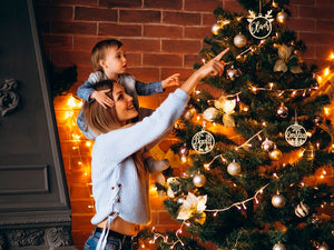 Personalized Wooden Christmas Ornaments: Custom Holiday Baubles