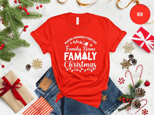 Customized Family Christmas 2024 Making Memories Together Shirts, Christmas Family Shirt, Christmas Group Shirt, Christmas Pajamas T-shirts