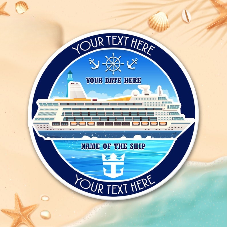 Personalized Royal Caribbean Cruise Door Magnets, Cruise Door Decorations, Door Magnet, Cruise Magnets, Cruise Line