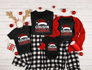 Cousin Crew Hats Christmas Shirts, Christmas Pajamas, Cousin Crew Christmas shirts, Christmas Shirts, Christmas Pajama Tops, Cousin Crew