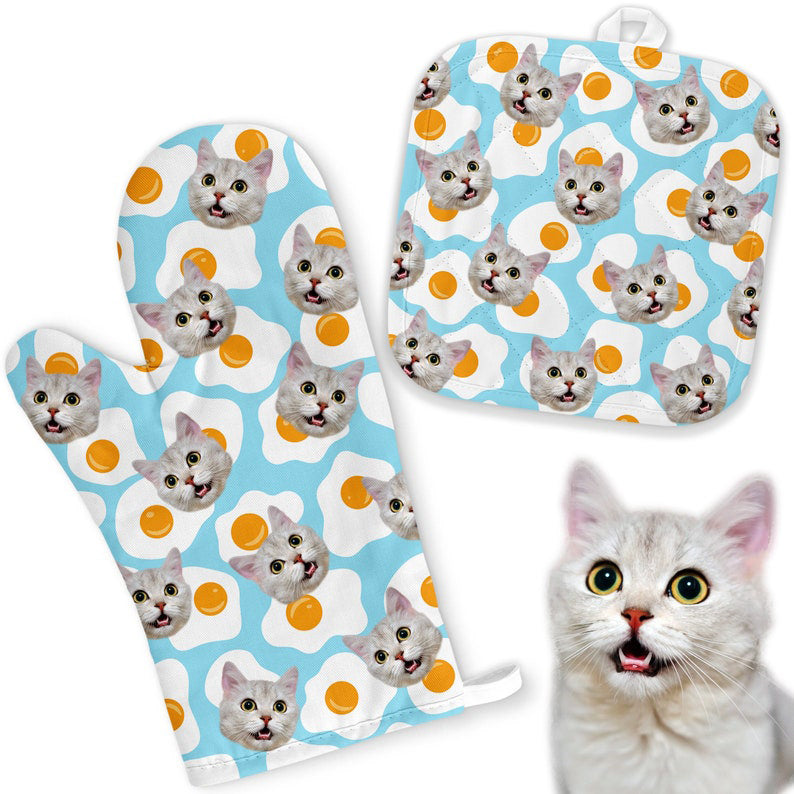 Personalized Oven Mitts, Customized Dog Oven Mitts, Funny Oven Mitts, Custom Oven Mitts, Cute Gift, Housewarming, Christmas Gift