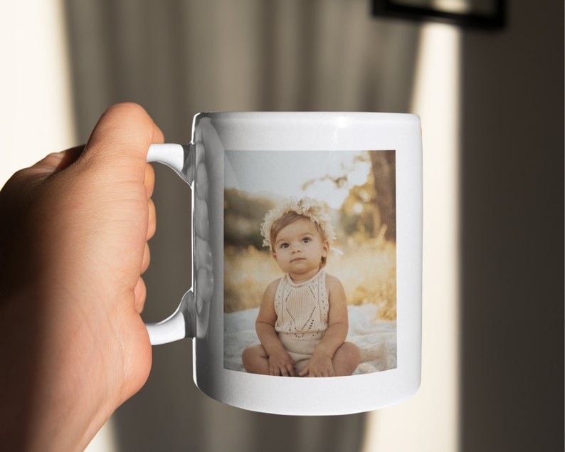 First Time Grandma Photo Mug, New Grandma Gift From Baby, I Love You Grandma, Custom Photo Grandma Mug, Mother's Day Gift For Mother In Law