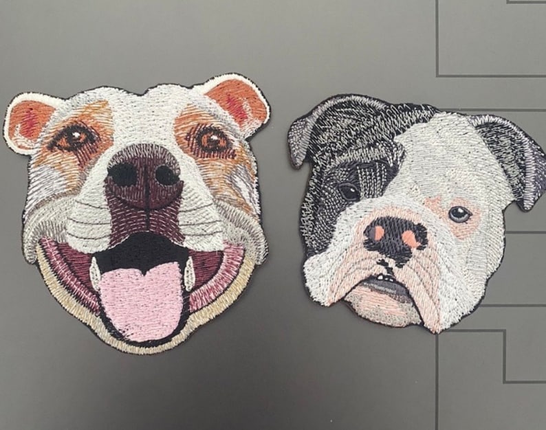 Dog Portrait Patch, Pet Iron On Patch, Embroidered Pet Patch, Pet Embroidery Patch, Custom Dog Iron On Patch, Embroidered Dog Portrait