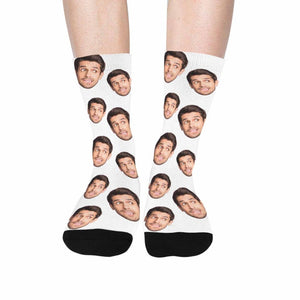 Custom Face Socks with Picture, Personalized Smiley Photo Socks, Funny Socks with face,Funny Sock gag Gifts for Men Women