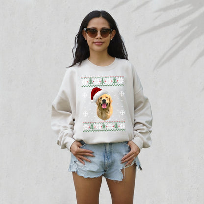 Custom Dog Sweatshirt, Custom Pet Christmas Ugly Sweater, Custom Dog Christmas Sweater, Dog, Mom Sweater, Ugly Christmas Sweater,