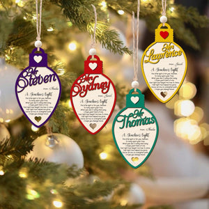 A Teachers Light and Apple ornament, Teacher Christmas Ornament Handmade Christmas Ornament, End of Year Gifts