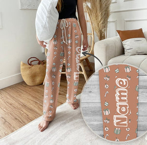 Personalized Christmas Pajama Pants: Groovy Holiday Family PJs