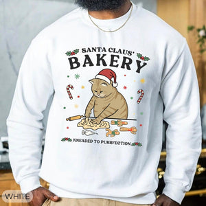 Ugly Christmas Cat Sweater, Santa Claus Bakery, Funny Xmas Gift, Cat Owner Gift, Cat Sweatshirt, Cat Mom, Cat Dad, Cat Gifts, Christmas Gift il_794xN.5519181417_9462_e4a75b4c-bd0c-4e5d-9683-94e99b0c5da7.jpg