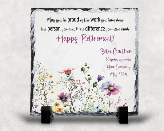 Personalized Retirement Gift For Women, Custom Puzzle Acrylic Plaque Retired Gift For Boss, Co Worker Officially Retired Gift For Her Teacher Nurse