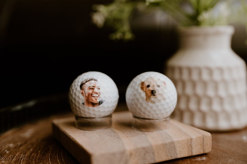 Custom Golf Balls, Personalized Golf Gift, Photo Face Golf Lover Ball Gift