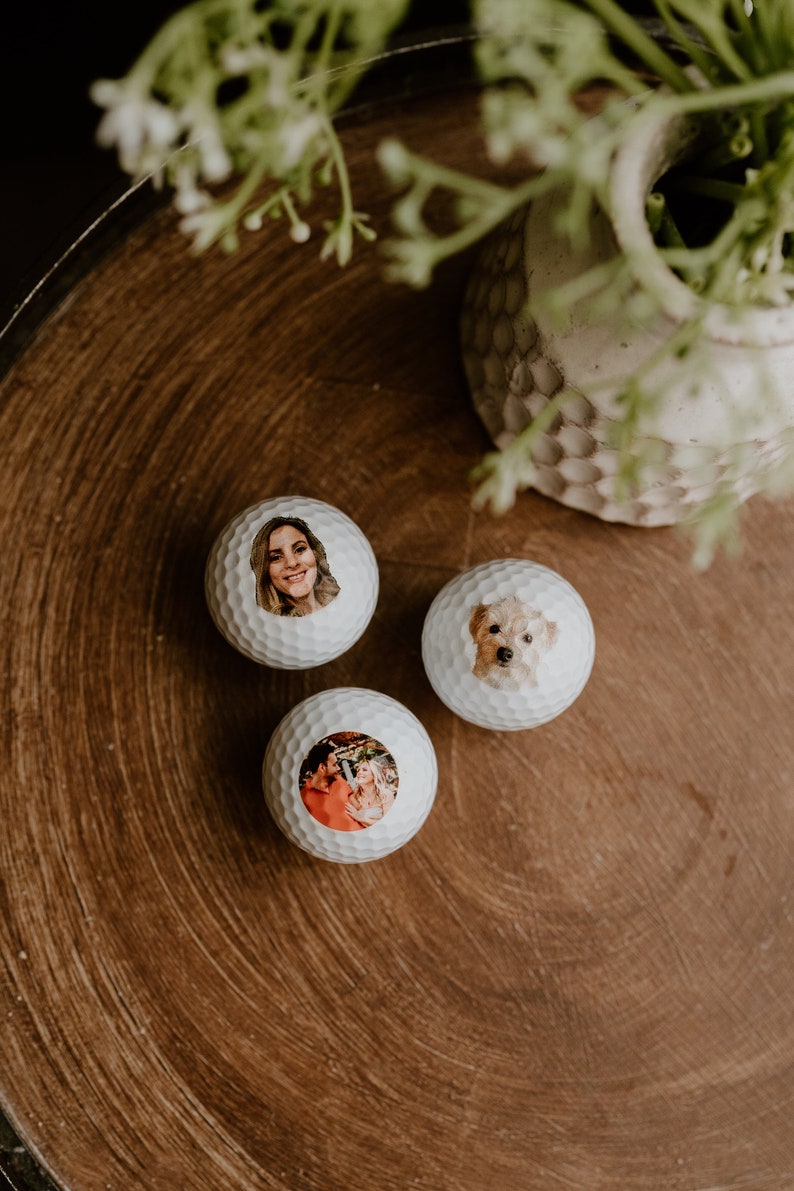 Custom Golf Balls, Personalized Golf Gift, Photo Face Golf Lover Ball Gift