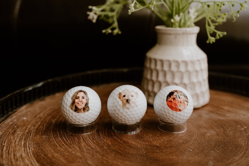 Custom Golf Balls, Personalized Golf Gift, Photo Face Golf Lover Ball Gift