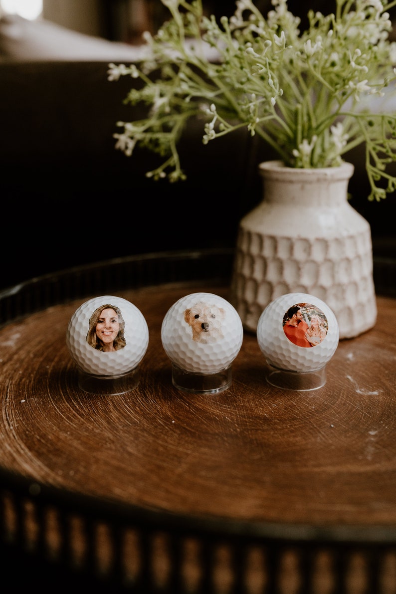 Custom Golf Balls, Personalized Golf Gift, Photo Face Golf Lover Ball Gift