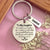 Personalized Daughter Keychain Gift Special Gift For Daughter From Mom Dad Grandma Grandpa Daughter Keychain Birthday Gift, Daughter Keepsake Gift