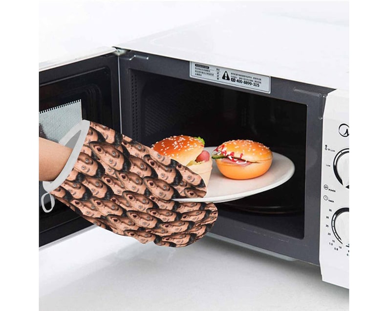 Custom Heat Resistant Oven Mitt/Pot Holder With Dog Face Personalized Heat Insulation Gloves Customize Oven Mitt Christmas Birthday Gifts