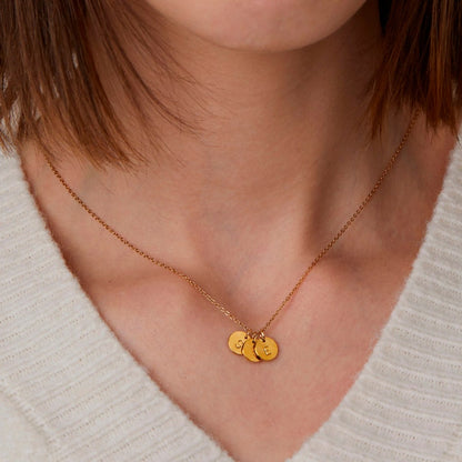 Personalized Initial Necklace Custom Pendant Jewelry Gift for Grandma Gift New Mom Gift Unique Handmade Jewelry Gift for Mom